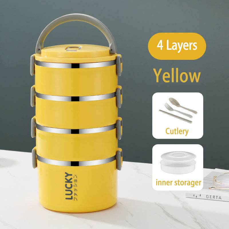 Sealed Multi Layered Thermal Stainless Steel Insulated Lunch box