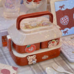 Cute Cartoon Multi-tiered  Kids Bento Lunch Box