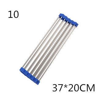 Folding Kitchen Drain Sink Rack Stainless Steel sink caddies