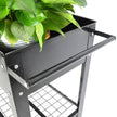 Rolling Mobile Raised Garden Bed Cart Planter Garden Bed Cart