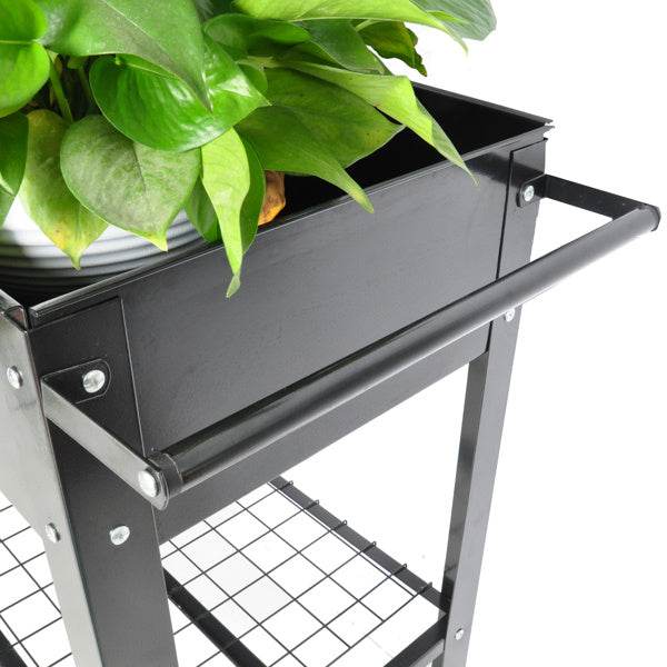 Rolling Mobile Raised Garden Bed Cart Planter Garden Bed Cart