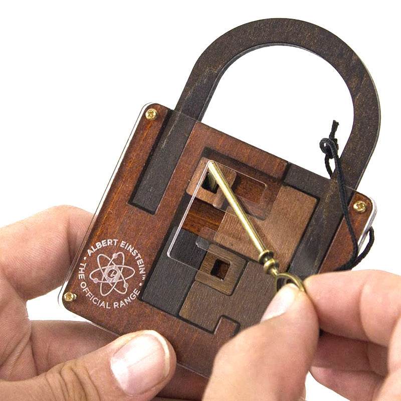 Einstein Lock Wooden Puzzle International Braised Brain Decompression