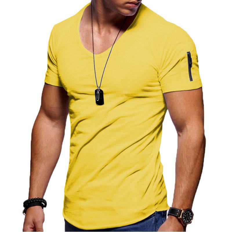 Men's Short Sleeve Cotton Casual Polo T shirt