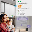 Electric Motorised Blinds Solar Powered 15-Channel Remote Cordless Dimmable Window Shade