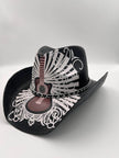 Summer Outdoor Ethnic Style Felt and Straw Cowboy Hat