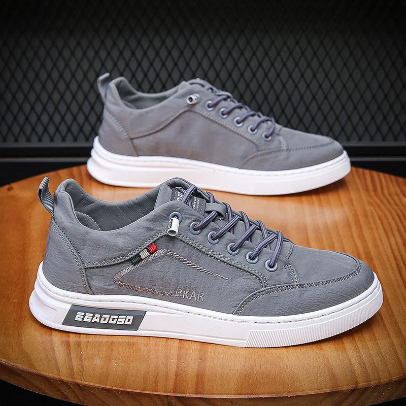 Men's Canvas Sneakers Cross-Strap Street Style Casual Shoes