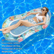 PVC Thick Sequins Wave Inflatable Floating Row
