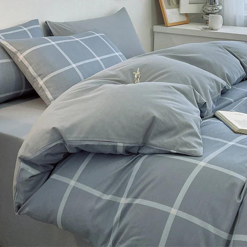 Pure Cotton Class A Four-piece Quilt Cover Household Pure Cotton Bed Sheet Duvet Cover