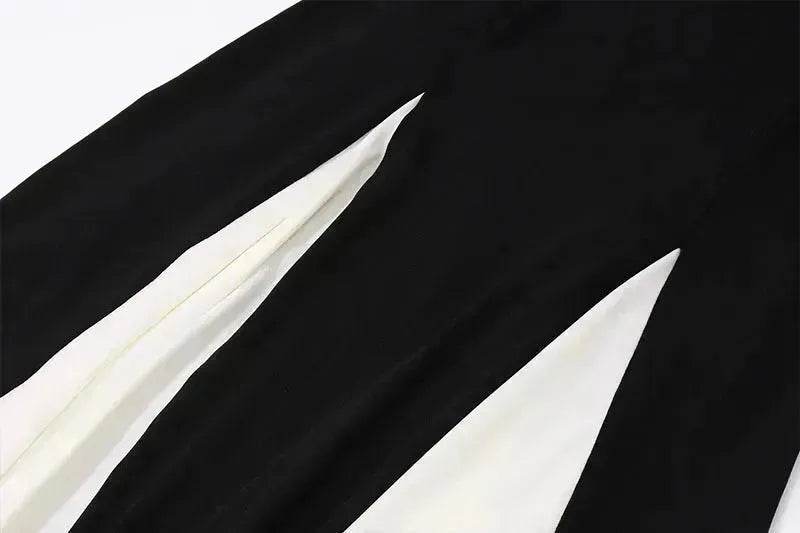 Luxury Women Sleeveless Color Contrast Sling Dress for Wedding Cocktail Evening Party events