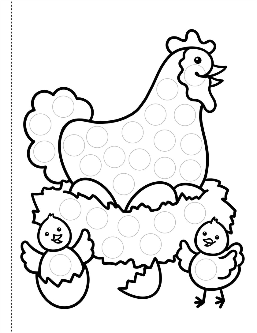 Peter Pauper Press - My First Dot Markers Coloring Book! Animals