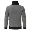 coofandy turtleneck - Independent Station Casual Slim Knit Pullover Long-sleeved Scarf Collar Sweater Men's
