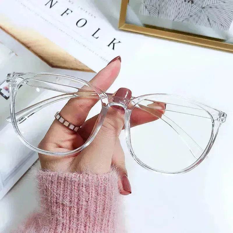 Large-frame Unisex Anti-blue Glasses For Men And Women With The Same Type Of Myopia Finished