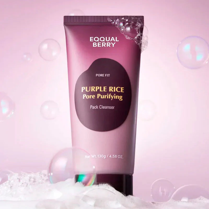 Eqqualberry Purple Rice Pore Purifying Pack Cleanser 130g