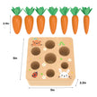 Fun Little Toys - Toys Carrots Harvest Shape Size Sorting
