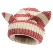 Devil Ears Thickened All Acrylic Knitted Beanie Hat