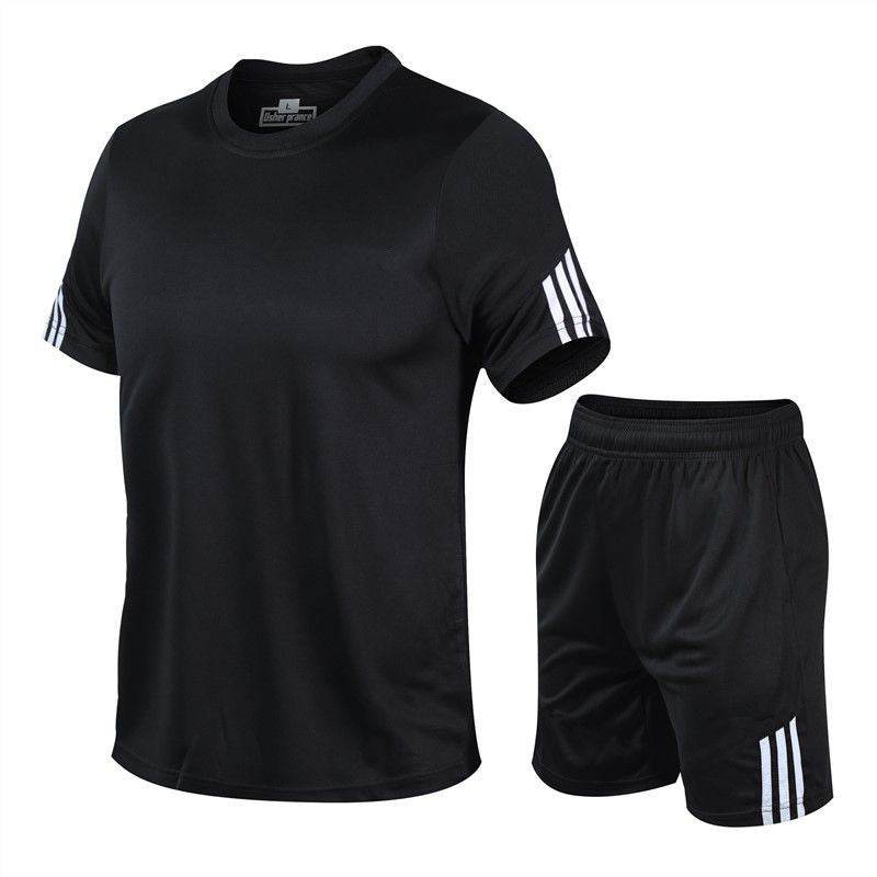 2pcs Men's Sportwear Soccer Football Active wear Fitness wear for men