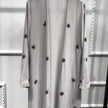 Elegant Embroidered Beaded Middle East Cardigan Robe Dress Open front Abaya Kimono
