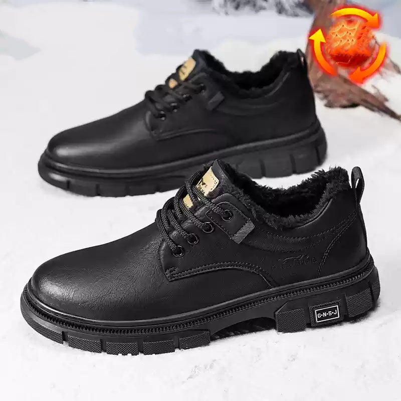 Men's Business Casual Lace-Up Leather Shoes – Spring Autumn | Canada & USA