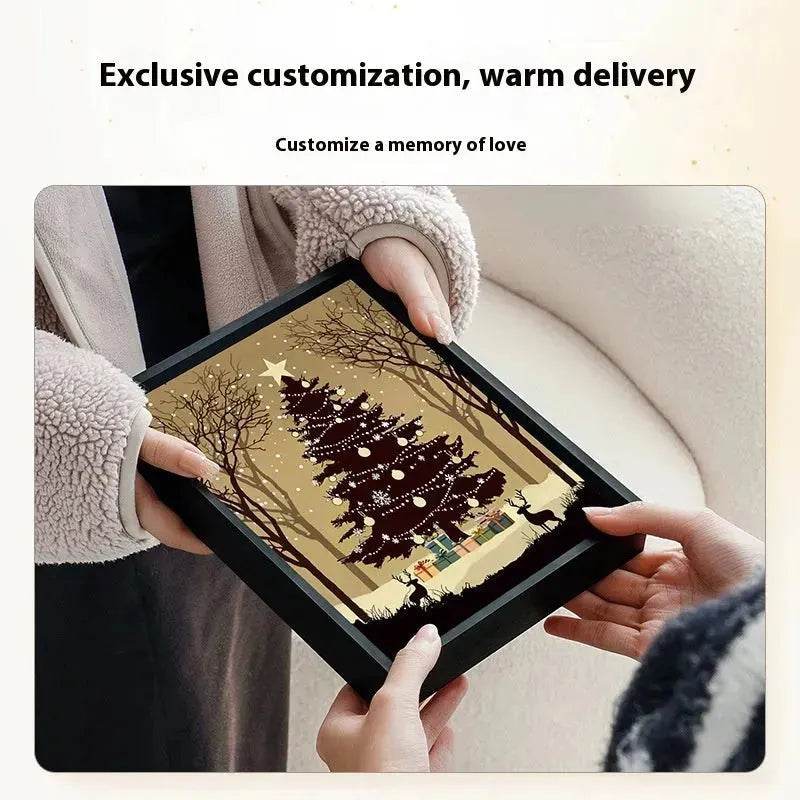 2024 New Luminous Christmas Tree Painting decorations Bluetooth Speaker integrated Gift Ideas