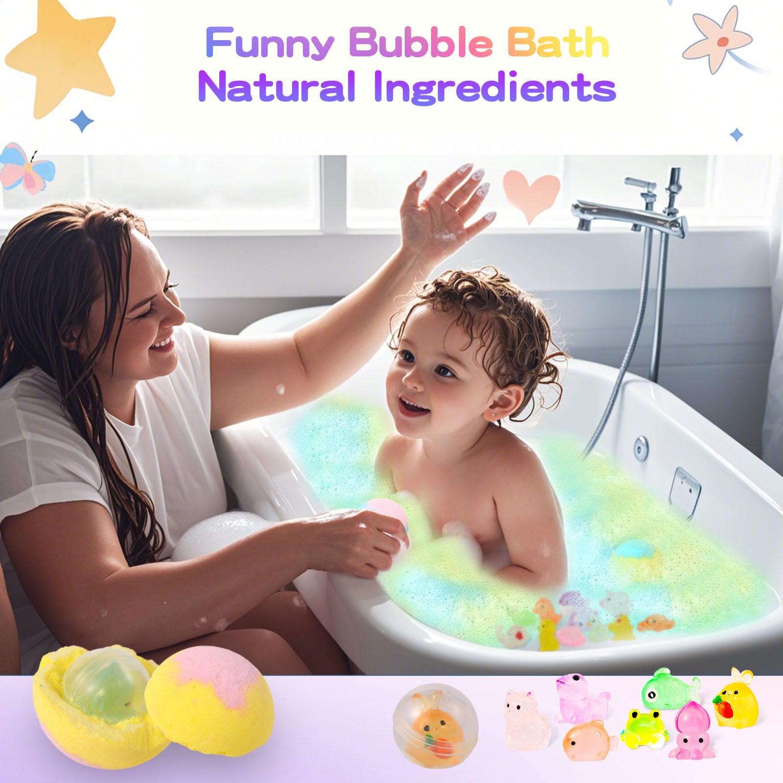 Glow-in-the-Dark Doll Bath Bombs – Kids Fizzing Bubble Bath Set