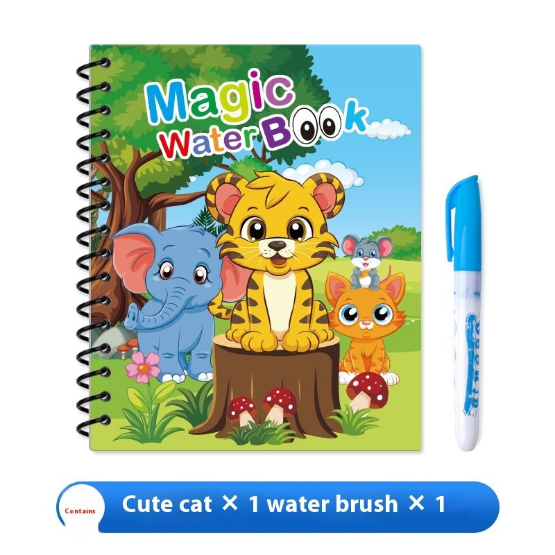 Children's Magic Water Painting Book for Kids – 8 Themes (Ages 4–6)
