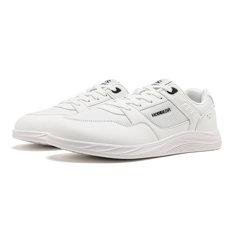 Color-Block Wide Toe Sneakers – Breathable Mesh, Soft Sole, Sports-Casual