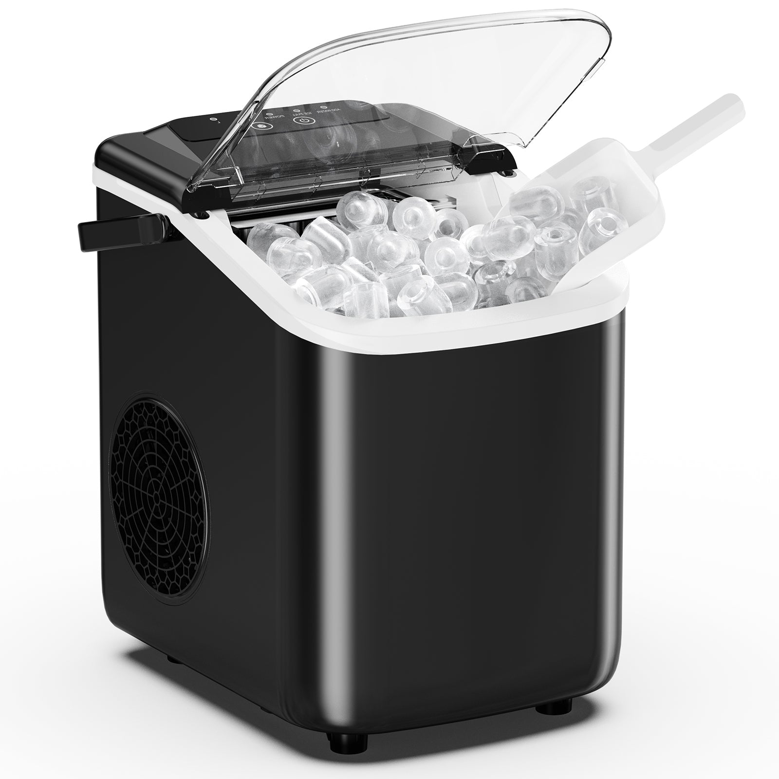 Countertop Ice Maker Machine – 9 Ice Balls in 6–8 Min, 26 lbs/Day, 4 Colors