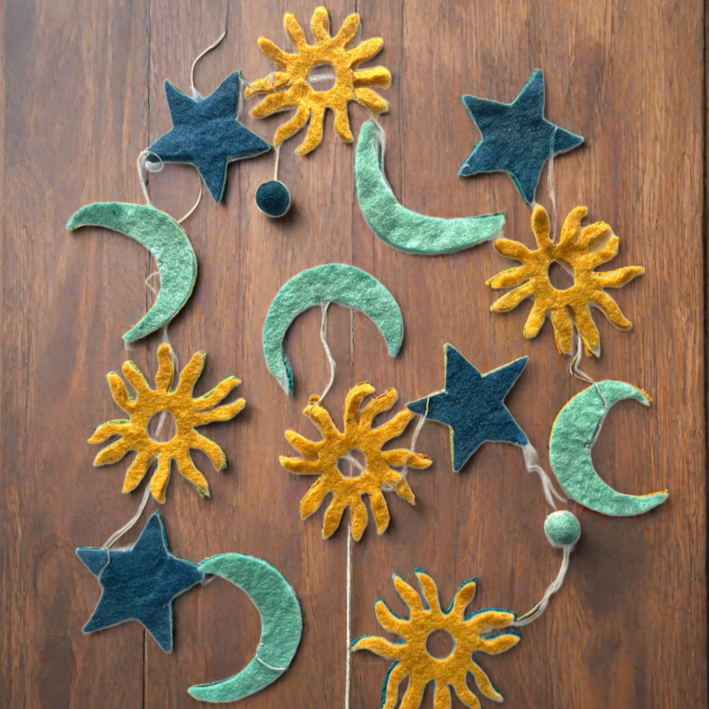 String Of Sun Moon & Stars