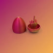 3D Printed Fidget Egg Decompression Toy – Multiple Colors | 6x4.5cm & 8.5x5cm