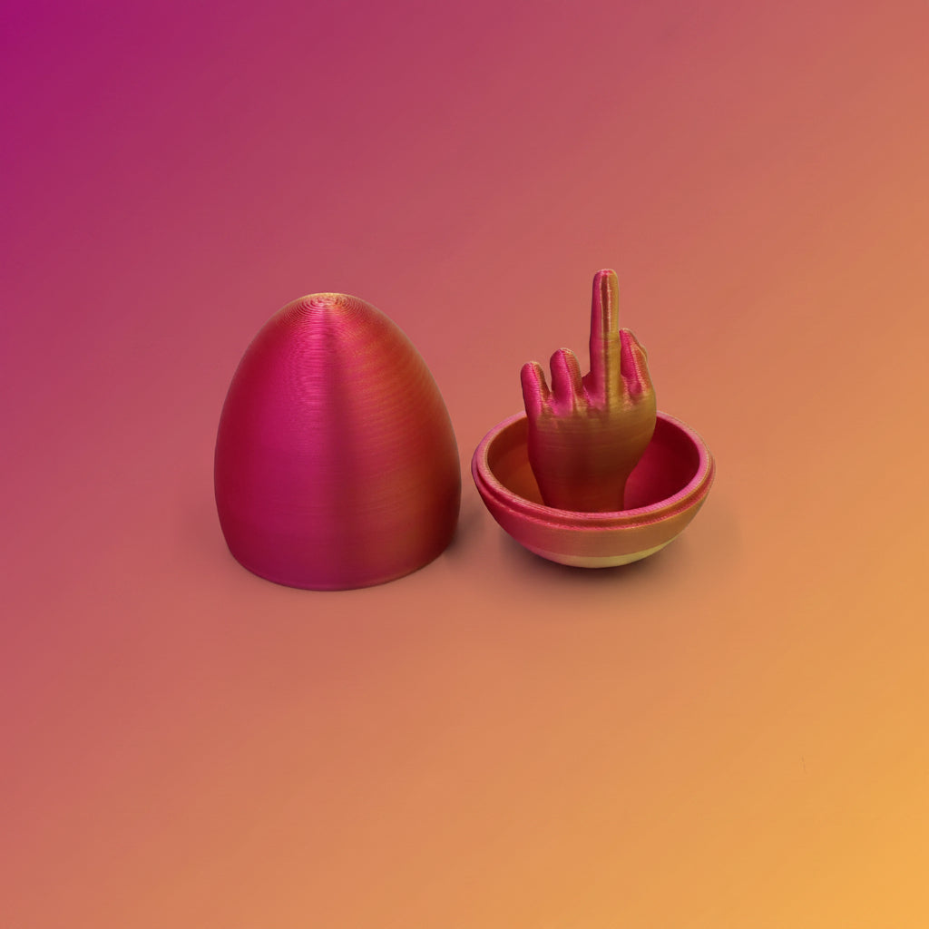 3D Printed Fidget Egg Decompression Toy – Multiple Colors | 6x4.5cm & 8.5x5cm