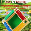 Children Dice Game,2-4 Player Family Wooden Board Table Math Games For Adults And Kids.