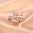 Niche Opening Adjustable Non-fading Cross Ring