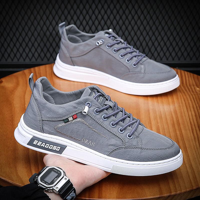Men's Canvas Sneakers Cross-Strap Street Style Casual Shoes