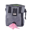 Portable Pet Treat Training Pouch – Clip-On Dog Snack Bag (Black / Gray)