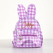 Gingham Bunny Ear Mini Backpack – Cute Plaid Bag for Girls (4 Colours)