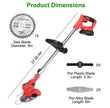 Electric Cordless Grass Trimmer Rechargeable Lawn Mower Weed Cutter With Alloy Saw Blade 2 Alloy