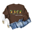 Women's Christmas Printed Long Sleeved  Pullover Sweatshirt