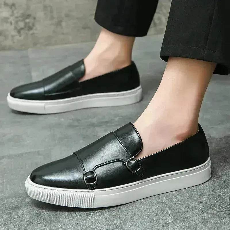 Fashion Loafers Men's Casual Slip-on Flats Shoes Formal Business Office Meeting Shoe for Men