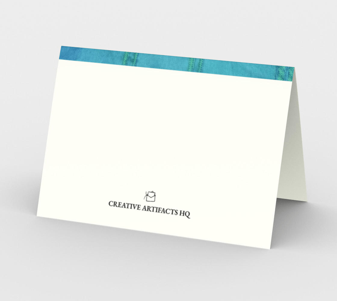 Set of 3 Blank Greeting Cards | 5 x 7 | Woven Elephant