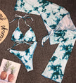 Women's Bikini Swimsuit Set – Padded Two-Piece in Blue, Green, Pink & Leopard (S–L)