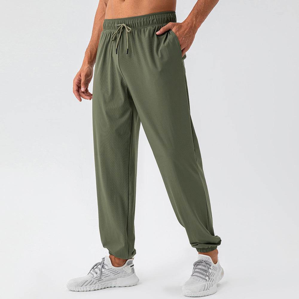 Men's Nylon Cool Feeling Loose Fitness Track Pants Quick-drying