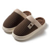 Striped Slippers – Non-Slip Warm Wear-Resistant Footwear