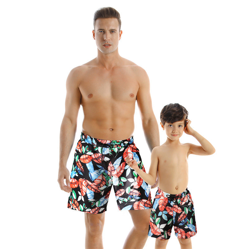 New Style Parent-Child Quick-Dry Beach Pants | Family Swim Shorts Canada