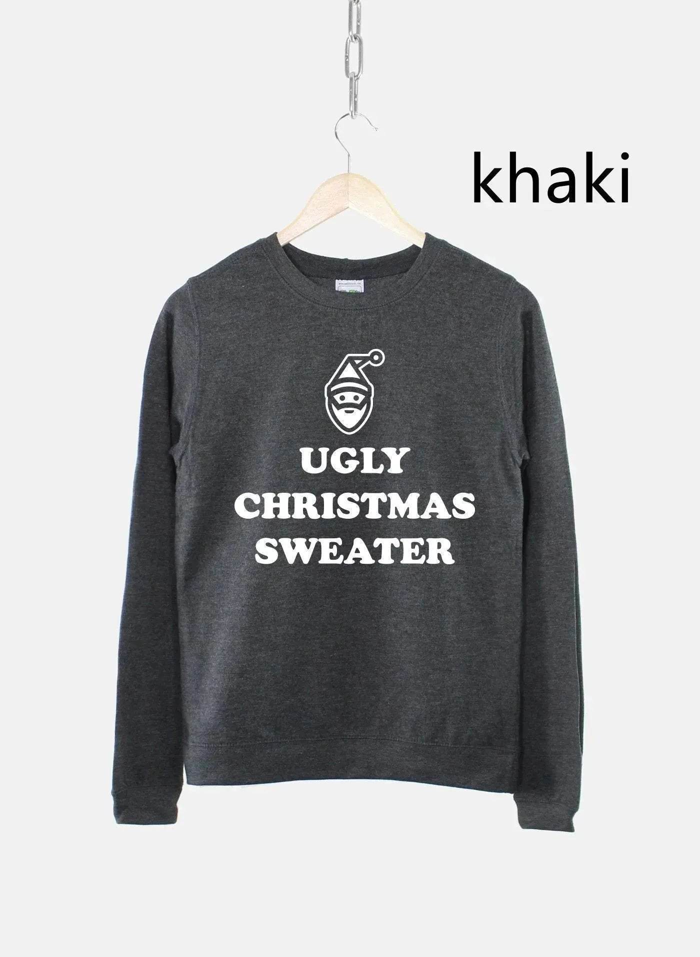 Women's Ugly Christmas Sweater Sweatshirt Bah Humbug Funny