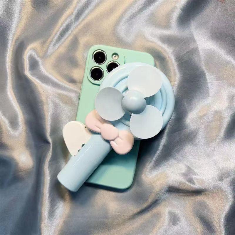 Lollipop Hand Fan Drop-resistant Soft Phone Case