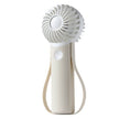 Handheld Fan Portable Silicone Handle Fixed Neck Mini