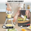 Commercial Vegetable Fruit Chopper, Stainless Steel French Fry Cutter With 4 Blades