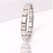 Fashion Personalized Stainless Steel Bracelet – Removable Electroplated Unisex Jewelry