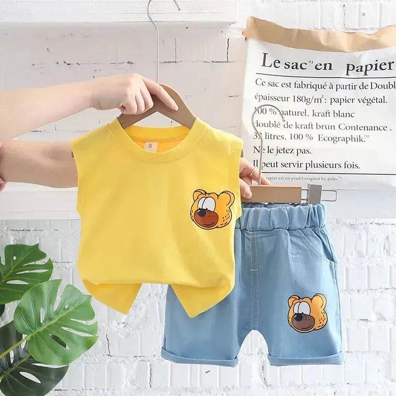 Children's Clothing Boys Vest Suit Summer Casual Two piece for boys