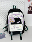 Contrast Colour School Bag – Spacious & Easy Carry